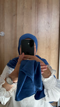 Hijab jazz bleu