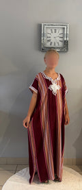 Djellaba bordeaux
