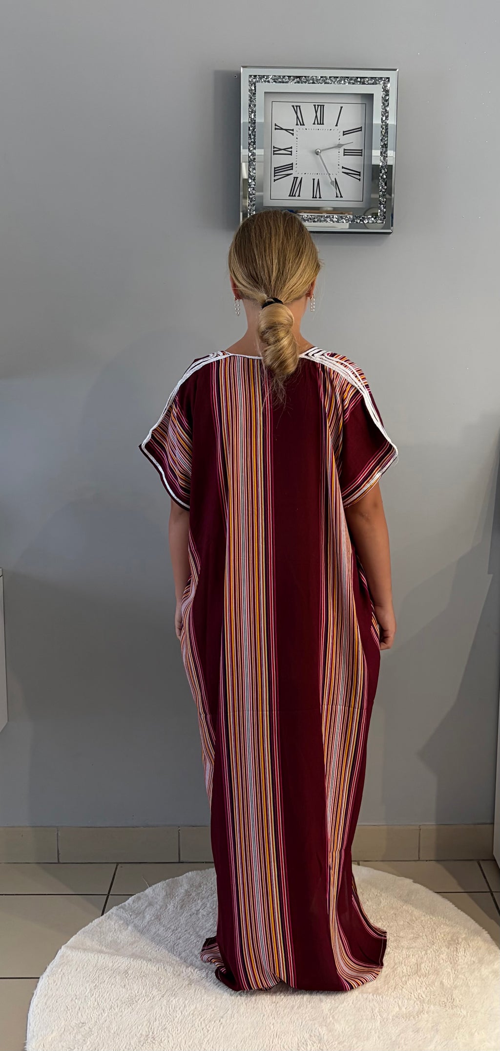 Djellaba bordeaux