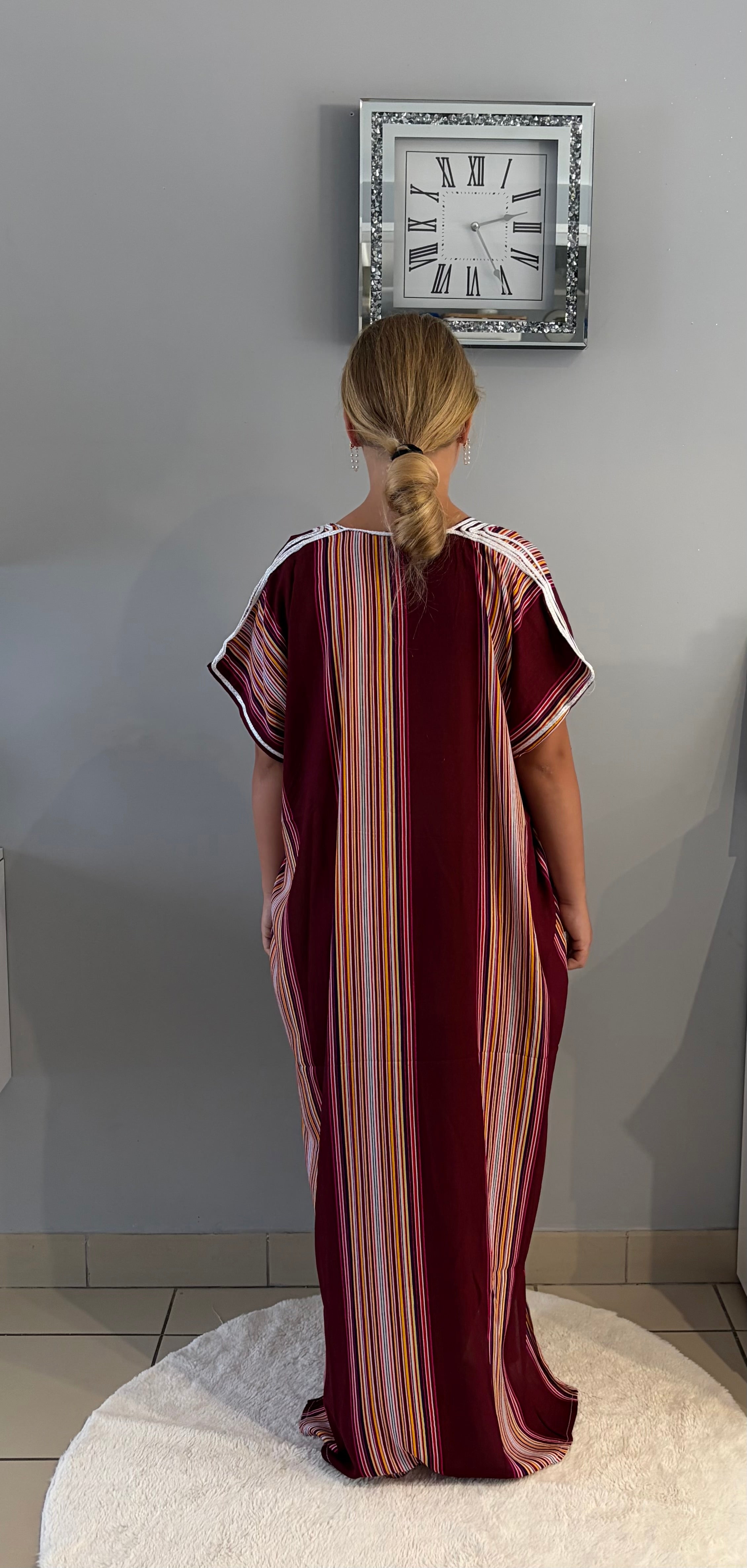 Djellaba bordeaux