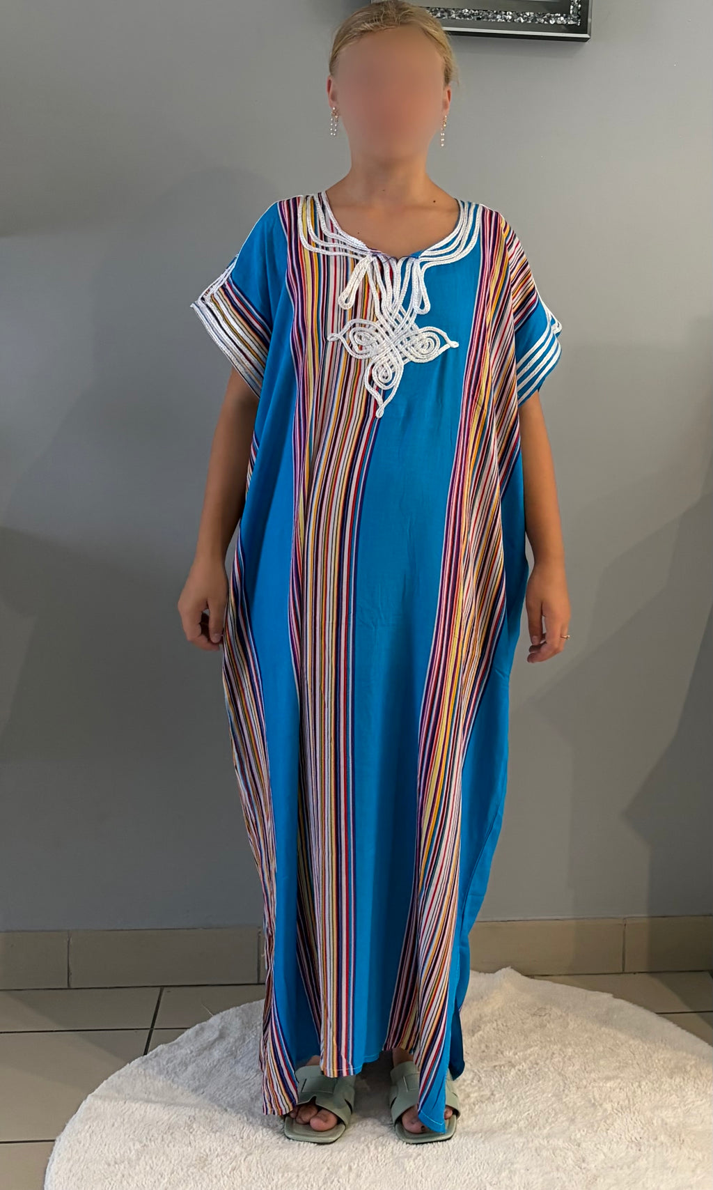 Djellaba bleu