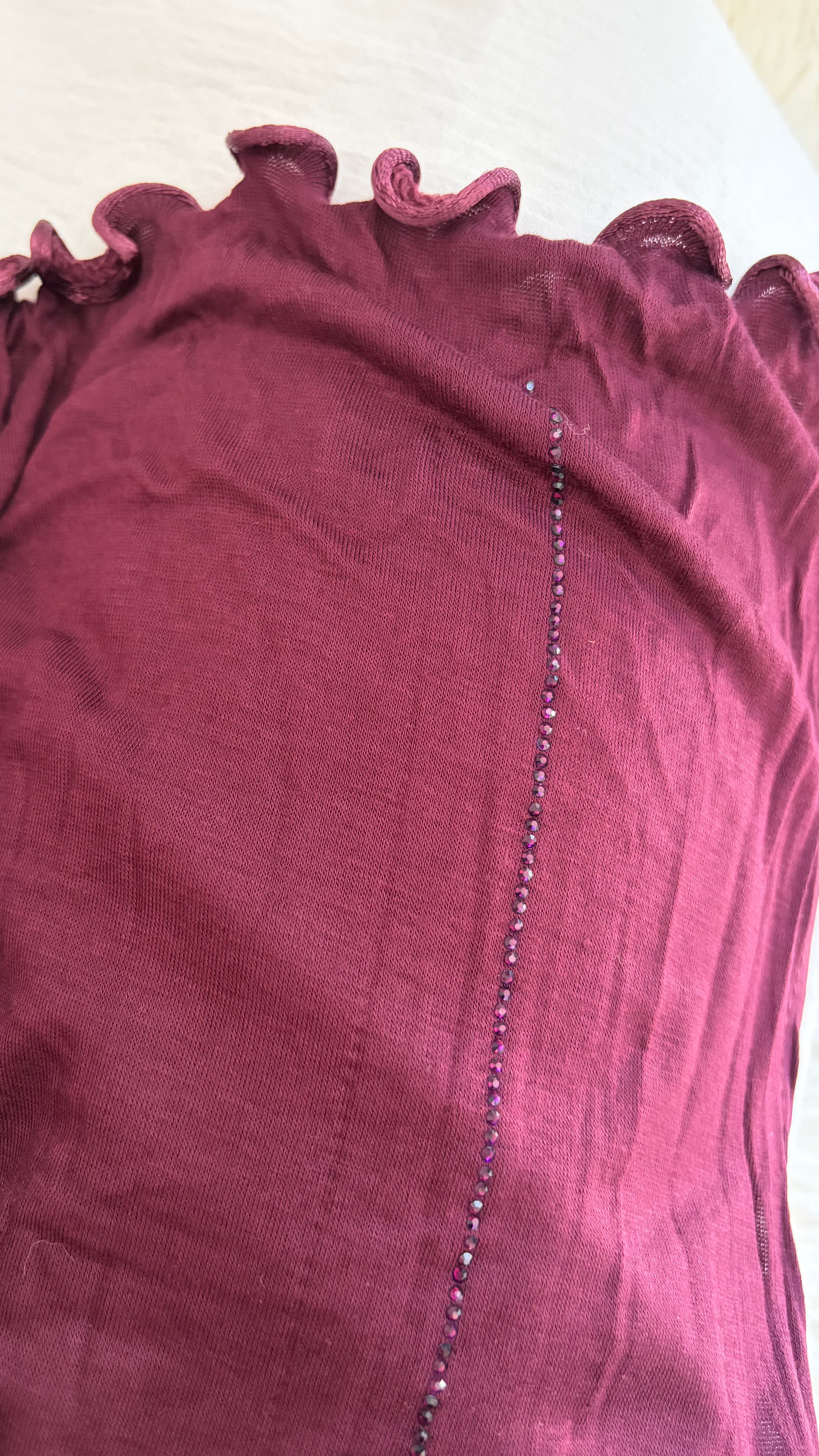 Hijab jersey frisée